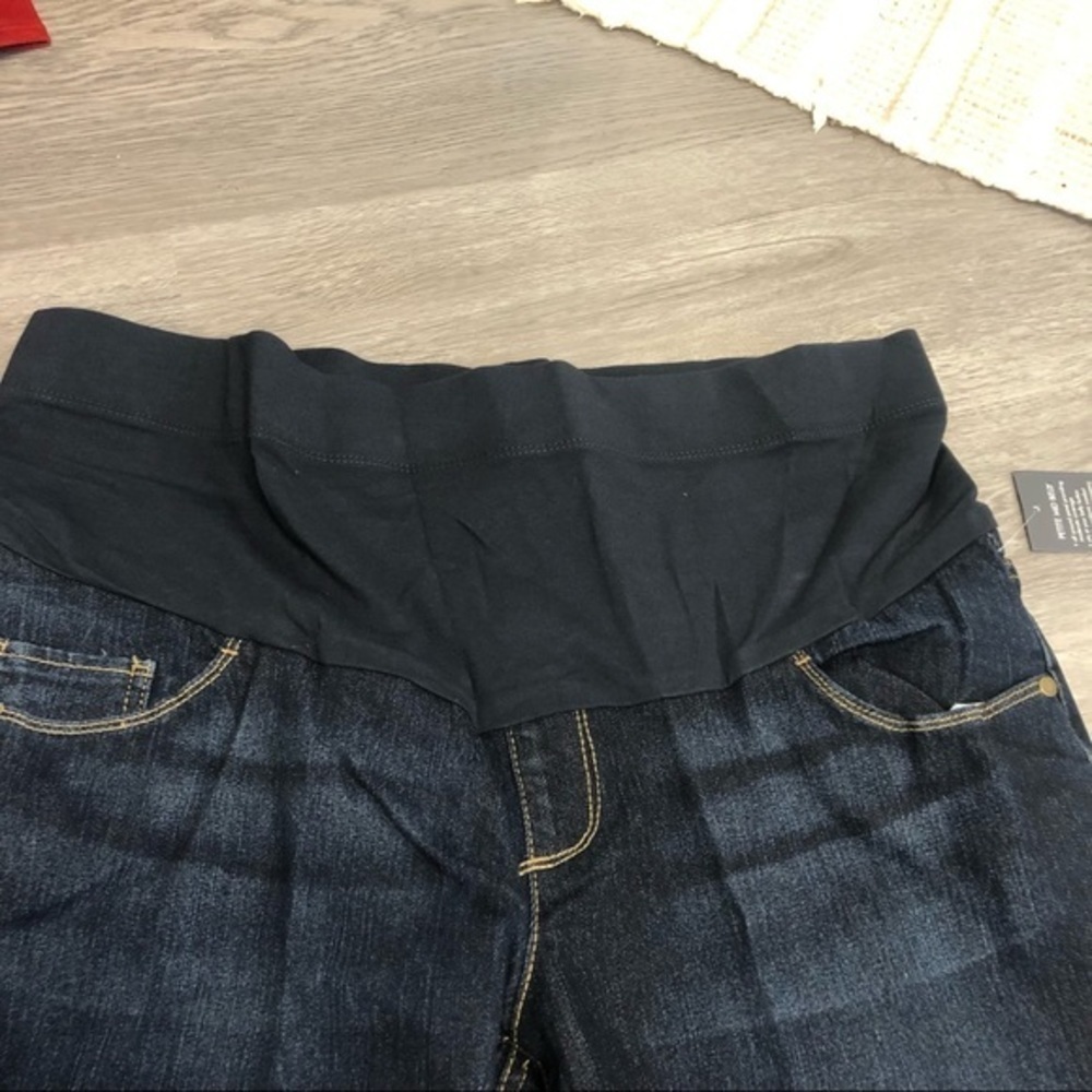 Motherhood Maternity PXL 16-18 Mid‎ Belly Flare Jeans - Picture 4 of 8